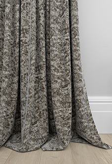 Cyrus Crushed Velvet, Moonlight - Made to Measure Curtains
